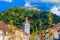 Beautiful view over Rasnov citadel