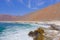 Beautiful view of the pacific coast of the Atacama Desert, north of Tocopilla, northern Chile