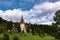 A beautiful view of the Peles castle