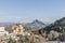 Beautiful view of the PeÃ±a de los Enamorados or The Lovers` Rock