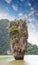Beautiful view of Phang Nga Bay rocks, James Bond Island, Thailand