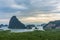 Beautiful view of Phang Nga Bay from Samed Nang Chee viewpoint in Phang Nga, Thailand