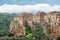 Beautiful view of Pitigliano, picturesque mediaeval town in Tuscany