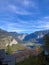 Beautiful view point of Hallstatt heritage village summer in Austria