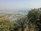 Beautiful view point of Jaipur from Chulgiri Jain Temple.