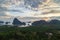 Beautiful view point at Samet Nang She, Phang-Nga Province, Thailand