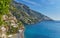 Beautiful view of Positano city in Amalfi Coast