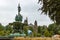 Beautiful view of the Princess Garden in Edinburgh