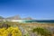 Beautiful view of Pringle Bay, a small beach village located along Route 44 in the eastern part of False Bay near Cape Town
