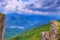 Beautiful view of Rhodopes from Bekov rocks Bulgaria