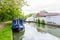 Beautiful view of the river Avon, Bath, England