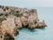 Beautiful view rocks and cliffs along the Coast of Lagos