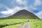 Beautiful view of rural road through pyramid rock moutain with g