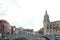 Beautiful view of the San Anton Bridge in Bilbao, Spain