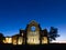 Beautiful view of the San Galgano abbey in summer at sunset