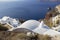 Beautiful view of Santorini Island or Oia village famous Island at Greece