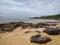 Beautiful view of Satu Beach in Porto Seguro-Bahia, Brasil