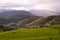 Beautiful view scenery of cottage and rice terraces at Baan Pa Bong Piang,Chiang Mai province,Thailand