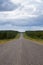 Beautiful View of a scenic road, Alaska Highway, in the Northern Rockies