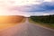 Beautiful View of a scenic road, Alaska Highway, in the Northern Rockies