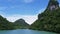 Beautiful view of the seashore at Langkawi Island, Malaysia