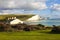 A beautiful view of the Seven Sisters chalk cliffs at Cuckmere Haven on the south coast of England