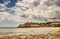 Beautiful view of Shanklin Beach on the Isle of Wight