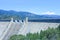 Beautiful view of the Shasta Dam, California, USA
