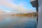 Beautiful view on Ship running on Lake Lucerne