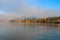 Beautiful view on Ship running on Lake Lucerne