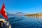 Beautiful view on Ship running on Lake Lucerne