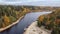 Beautiful view from the shore of lake Onega