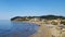 Beautiful view of Sidari beach on Corfu, Greece