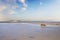 Beautiful view of Siwa salt lake in Siwa Oasis