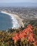 Beautiful View of South Bay Beaches Seen From up High on the Palos Verdes Peninsula, Los Angeles County, California