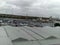 The beautiful view of Southampton port from cruise ship front