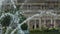 Beautiful view of splashing fountain and Luxembourg Palace, attractions in Paris