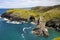 Beautiful View from Tintagel Castle in Cornwall, UK