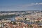 Beautiful view to Vltava and bridges in Prague, Czech republic