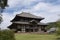 Beautiful view of the Todai-ji temple in Nara, the Great Buddha Hall