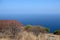 Beautiful view from the top of the Rocca di Cefalu mountain. Sicily