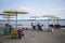 Beautiful view of Toronto waterfront beach in Downtown Toronto