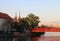 Beautiful view of Tumski island, Wroclaw