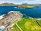 Beautiful view of Valentia Island Lighthouse at Cromwell Point. Locations worth visiting on the Wild Atlantic Way.