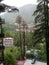 Beautiful view of the valley in himachal pradesh india on a sunny day