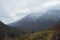 The beautiful view of valley in Tibetan area