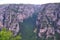 Beautiful view of Vikos Gorge seen from Oxya Viewpoint in the park national of Vikos-Aoos