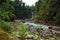 Beautiful view of waterfalls, rivers and rocks