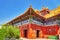 Beautiful View of Yonghegong Lama Temple.Beijing. Lama Temple is