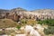 Beautiful view of Zelve open air museum, Cappadocia